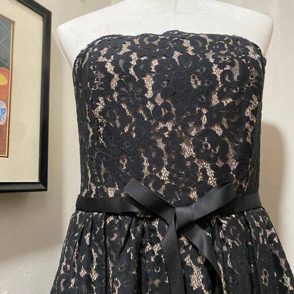 NEW WITH TAGS Robert Rodriguez Neiman Marcus Target Black Lace Dress Size 12 - Picture 7 of 15